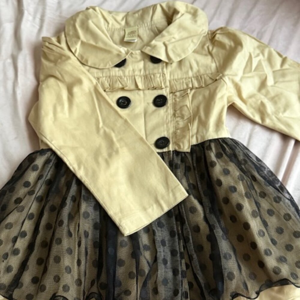 DM Couture Luxury Girls Coat/Dress Size 7 – Polka Dot Tulle Boutique
